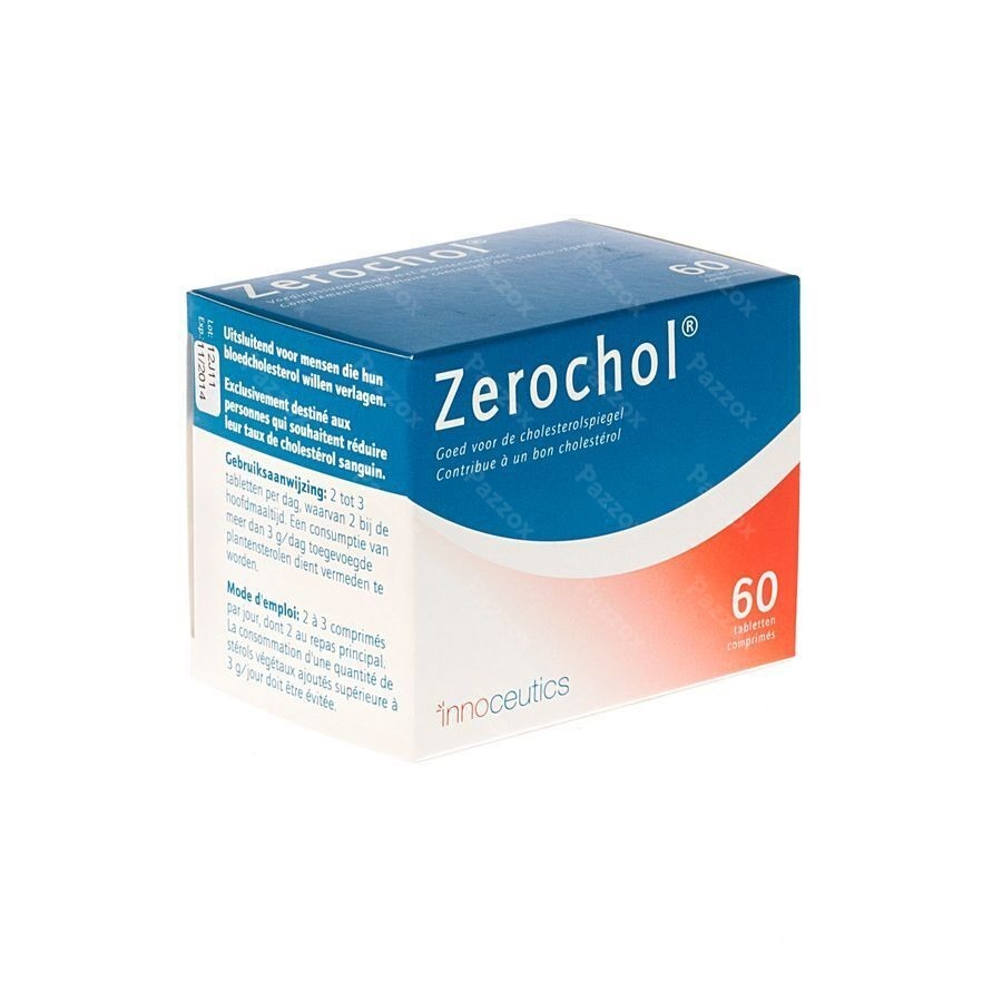 Zerochol 800mg Nat. Stereols Vegetal Comp 60x800mg