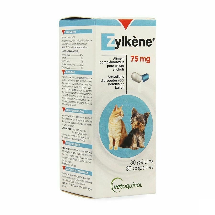 Zylkene 75mg <10kg Caps 30