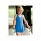 Suprima 1523 Maillot De Bain+slip Fille Bleu T152