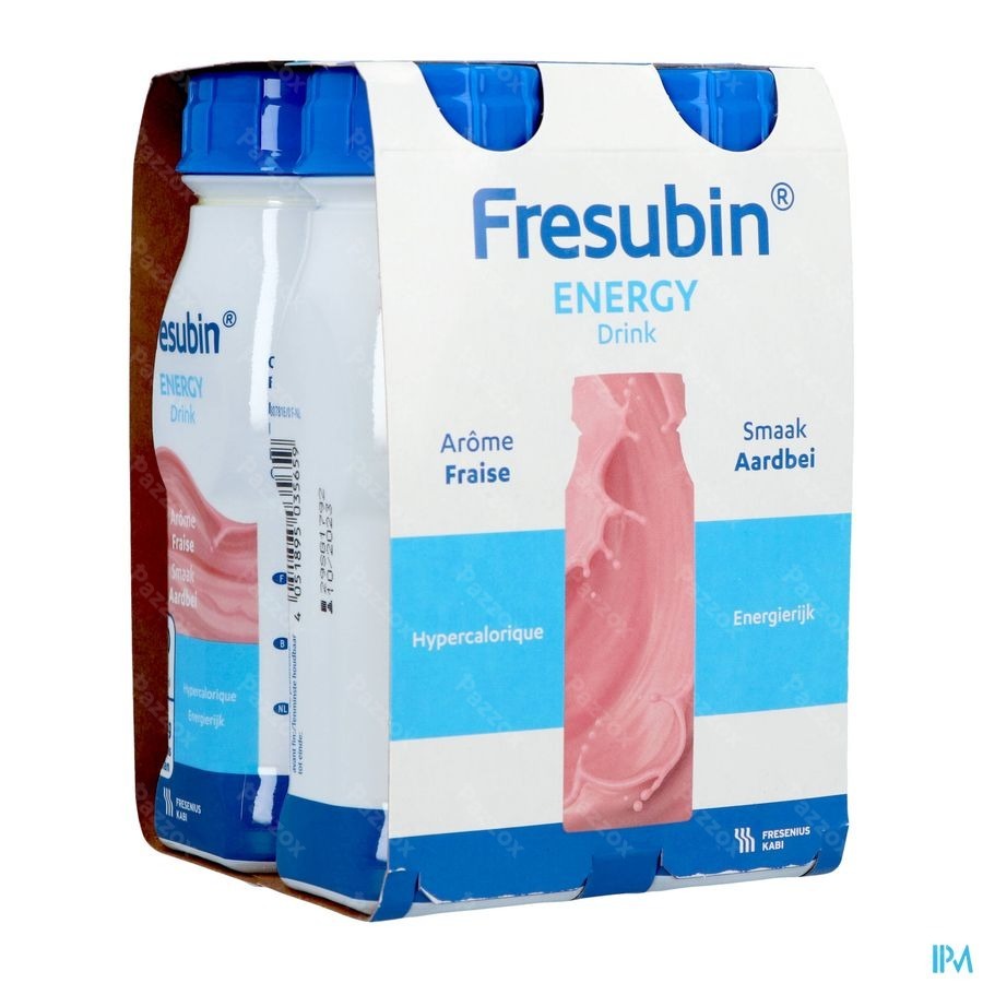 Fresubin Energy Drink Fraise Fl 4x200ml