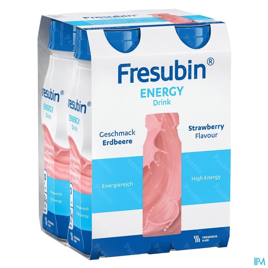 Fresubin Energy Drink Fraise Fl 4x200ml