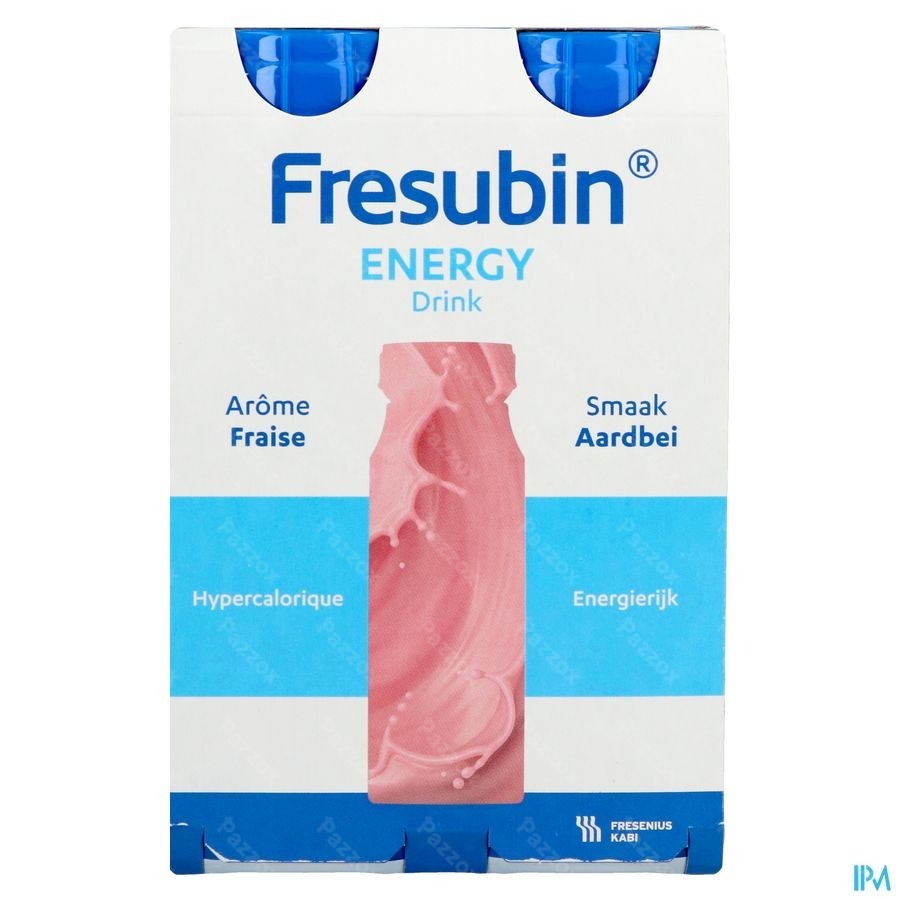 Fresubin Energy Drink Fraise Fl 4x200ml