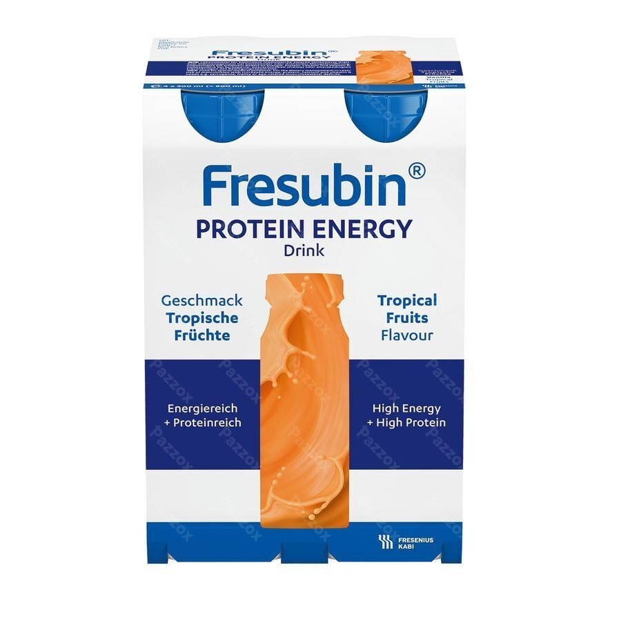 Fresubin Protein Energy Drink 200ml Fruits Tropicaux/tropische Vruchten