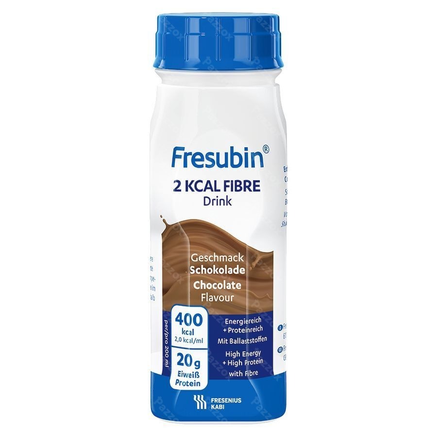 Fresubin 2 Kcal Fibre Drink 200ml Chocolat/chocolade