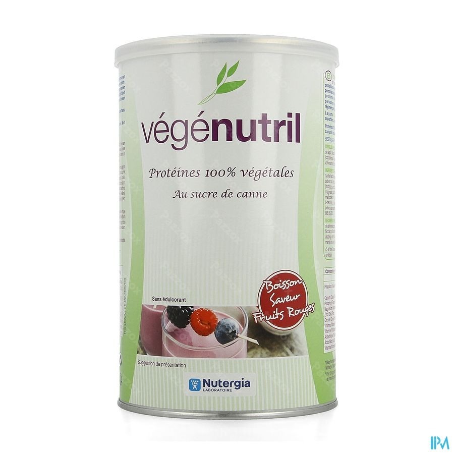 Vegenutril Boisson Fruits Rouges Pdr 300g