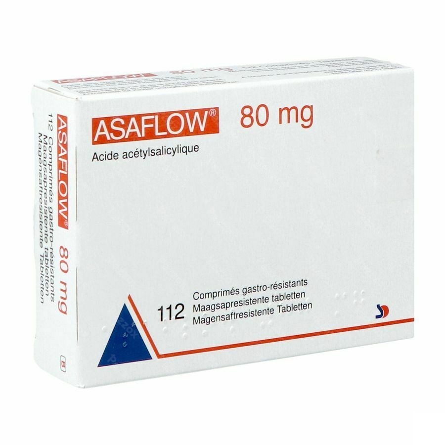 Asaflow 80mg 112 Comprimés