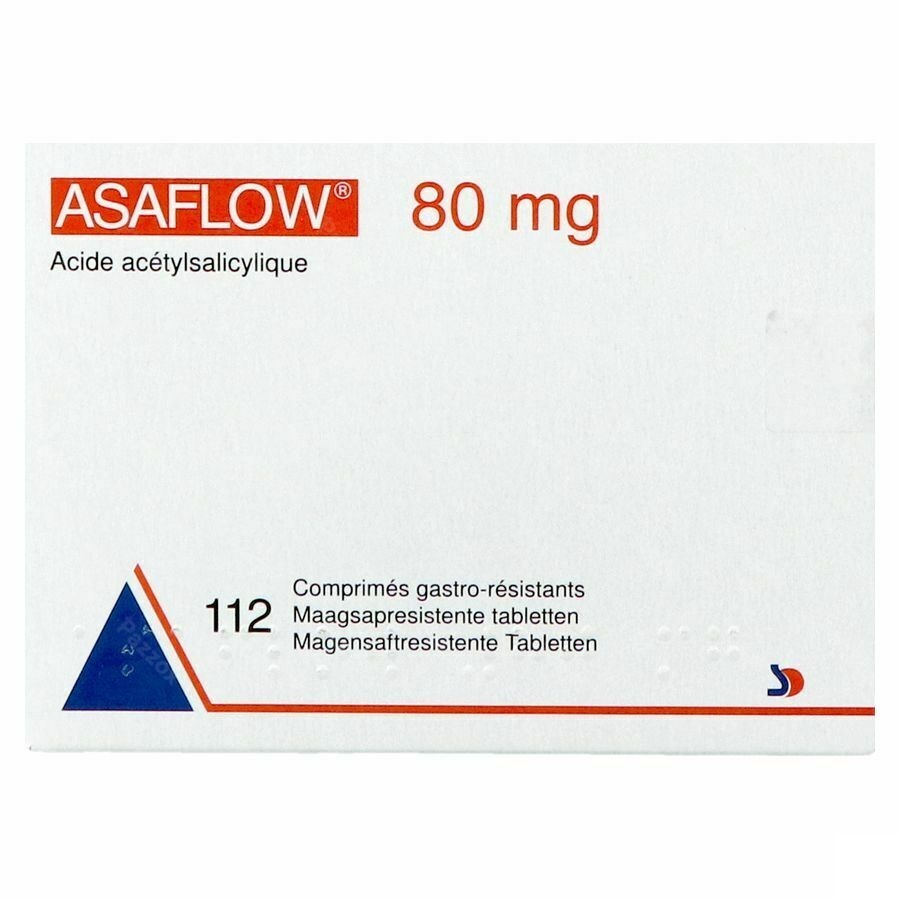 Asaflow 80mg 112 Comprimés