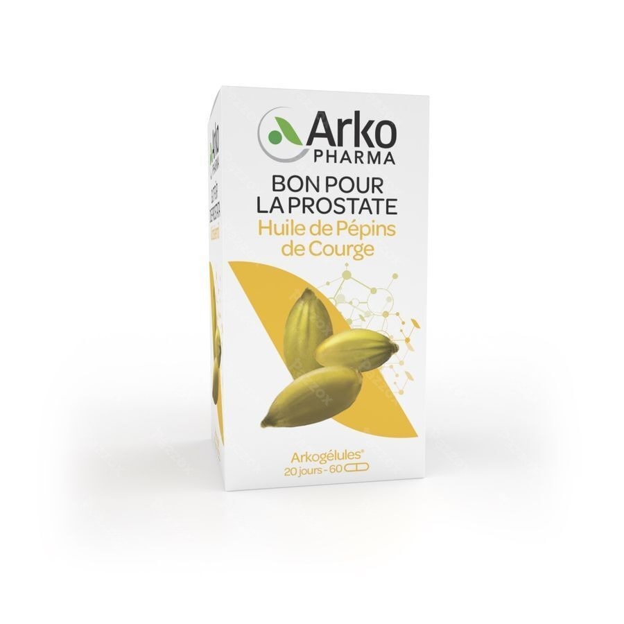 Arkogelules Huile De Pepins De Courge Caps 60