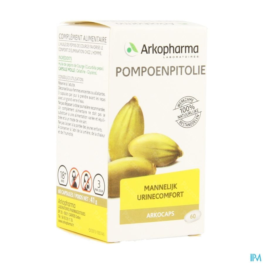 Arkocaps Pompoenpitolie Caps 60