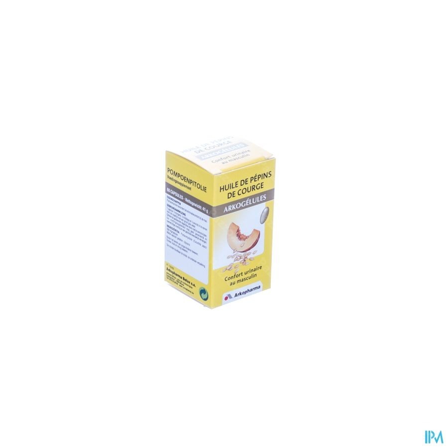 Arkogelules Huile De Pepins De Courge Caps 60