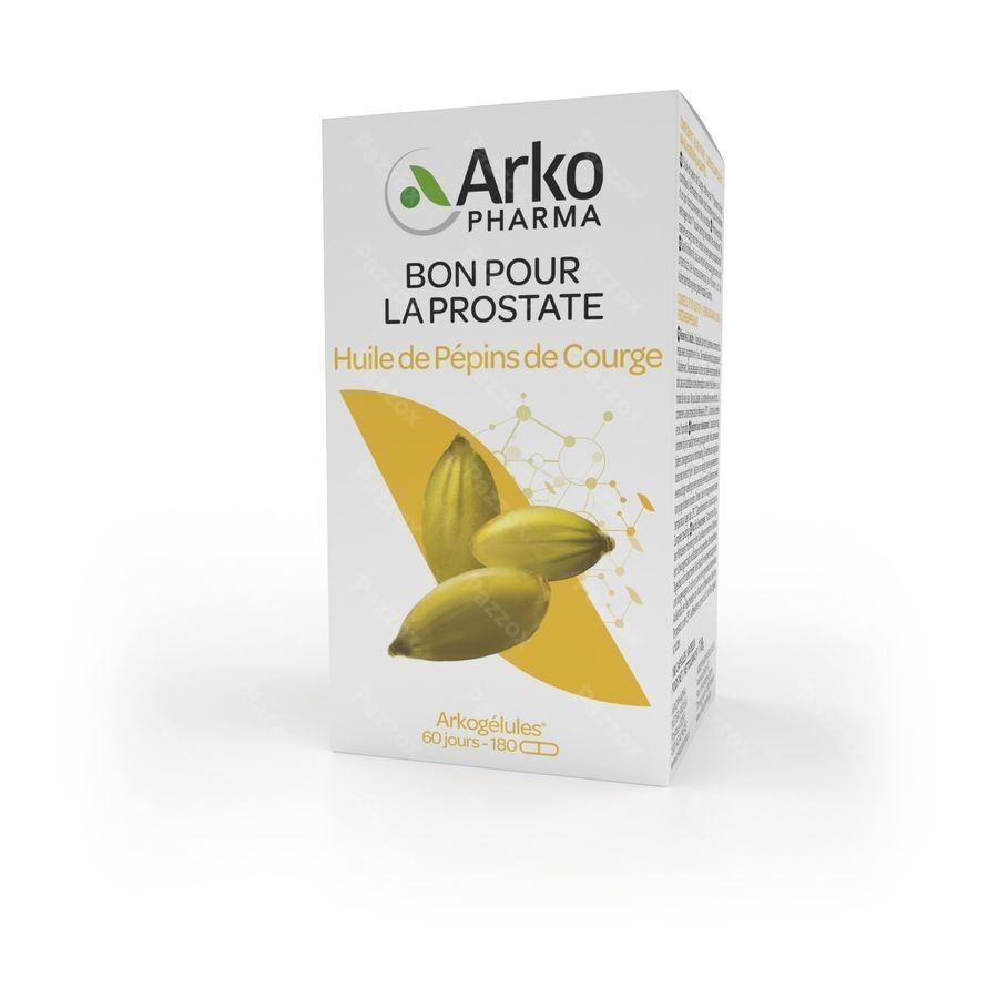 Akopharma Arkogelules Huile De Pepins De Courge 180 Gélules