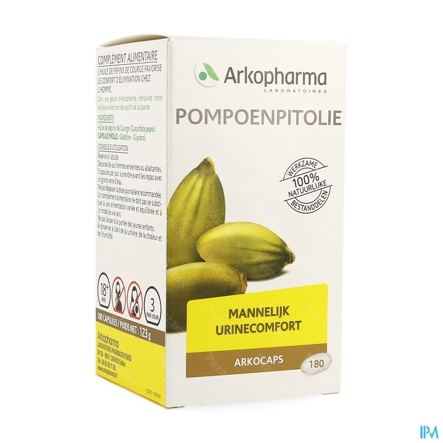 Akopharma Arkocaps Pompoenpitolie 180 Capsules