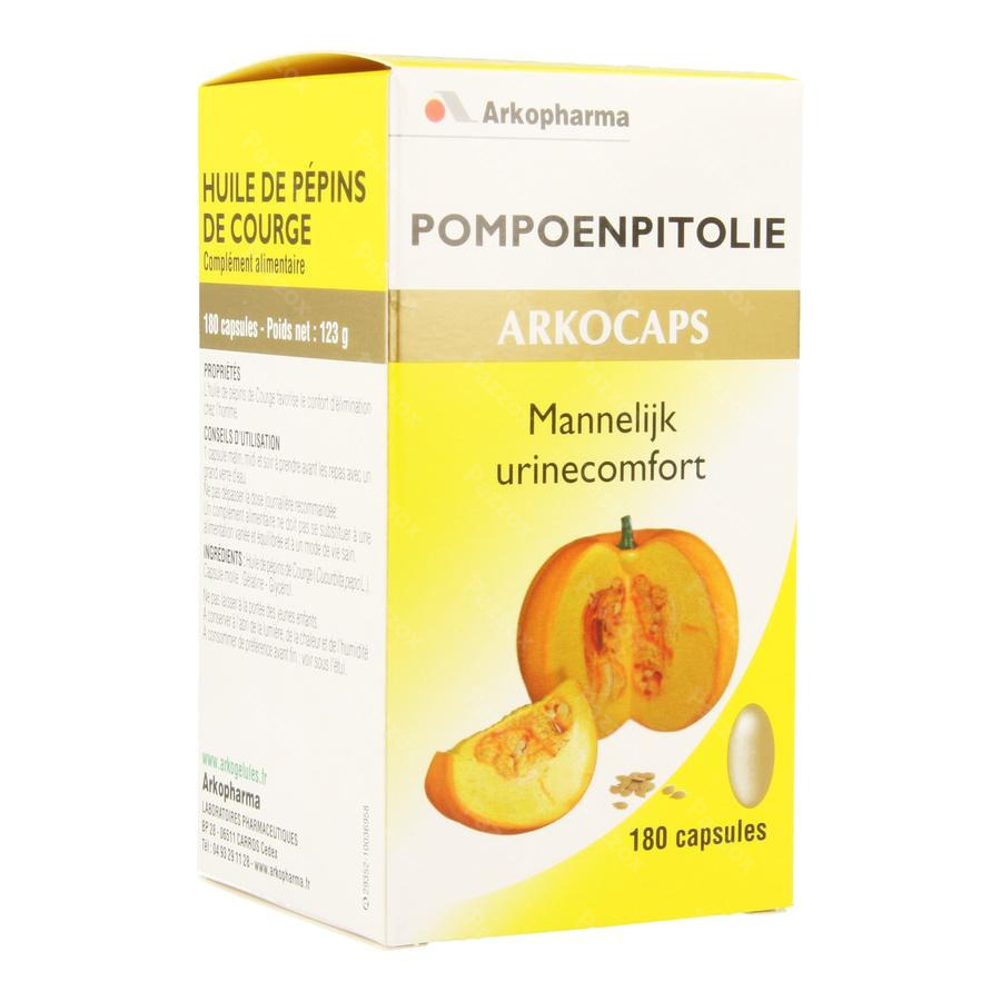 Akopharma Arkocaps Pompoenpitolie 180 Capsules