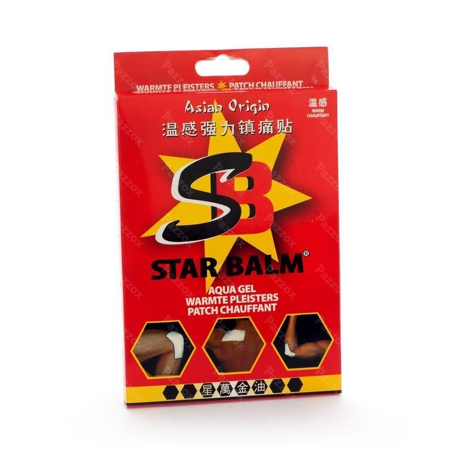 Star Balm Warmte Pleister 10x14cm 4 Stuks
