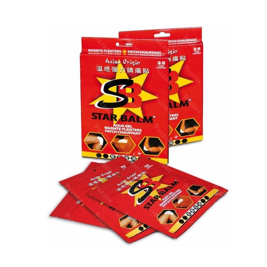 Star Balm Warmte Pleister 10x14cm 4 Stuks