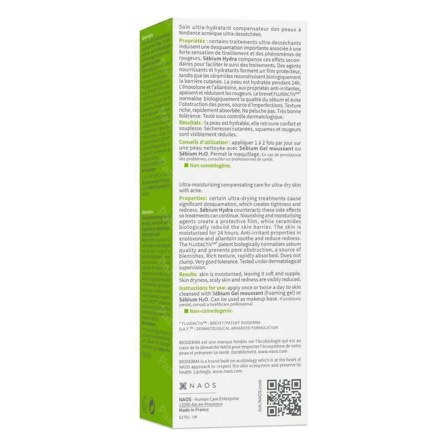 Bioderma Sébium Crème Hydratante 40ml