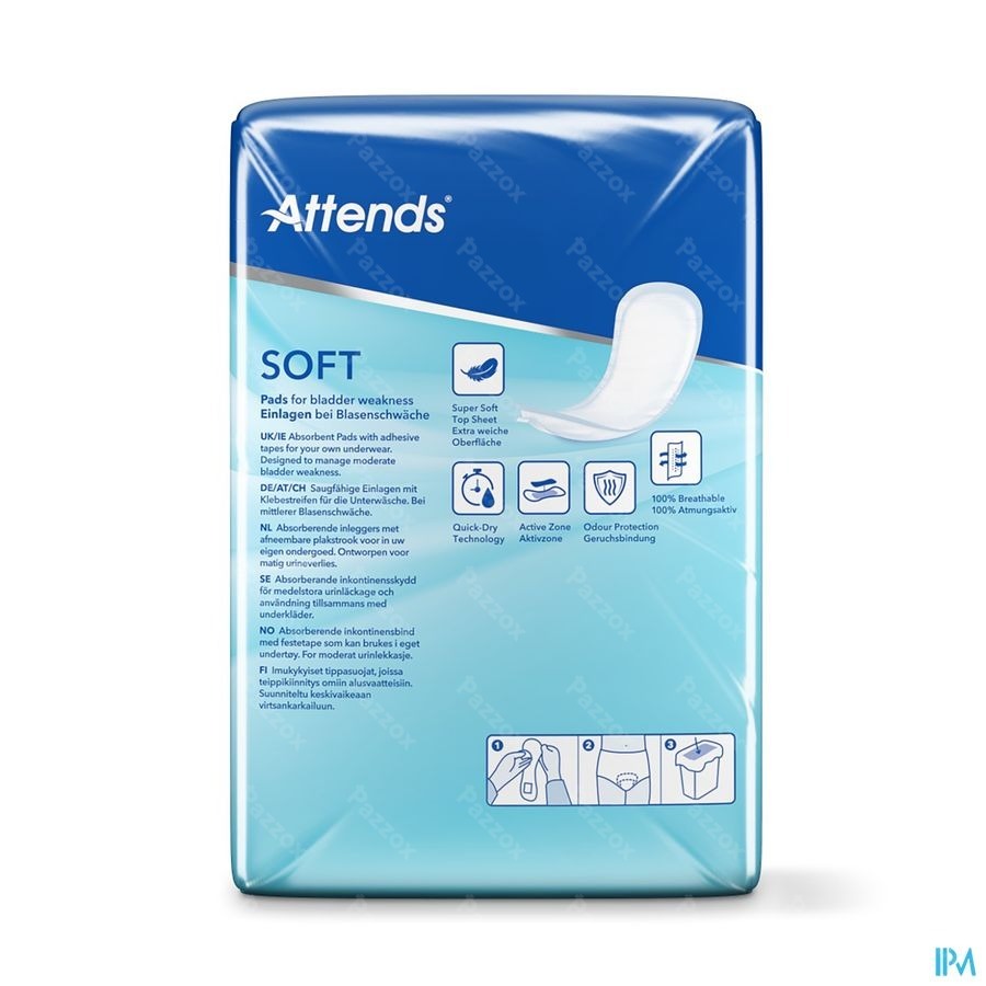 Attends Soft 5 Inleg Anatom. 1x38