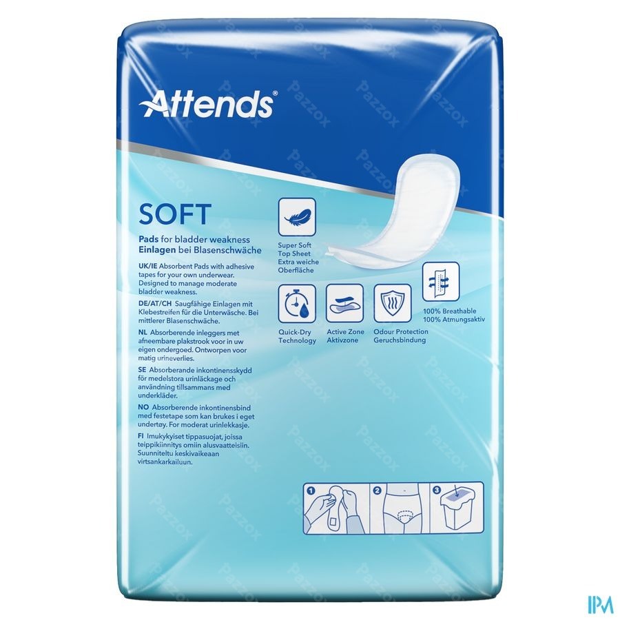 Attends Soft 5 Inleg Anatom. 1x38