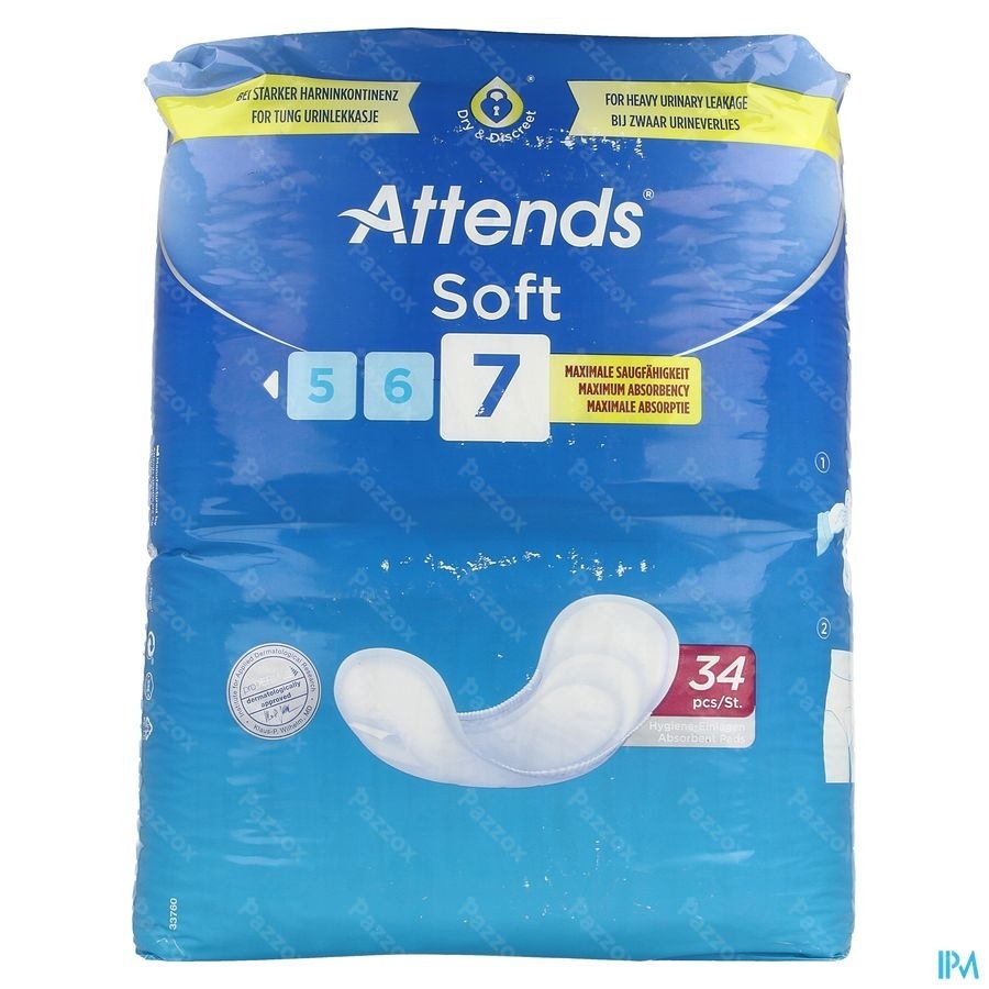 Attends Soft 7 Inleg Anatom. 1x34