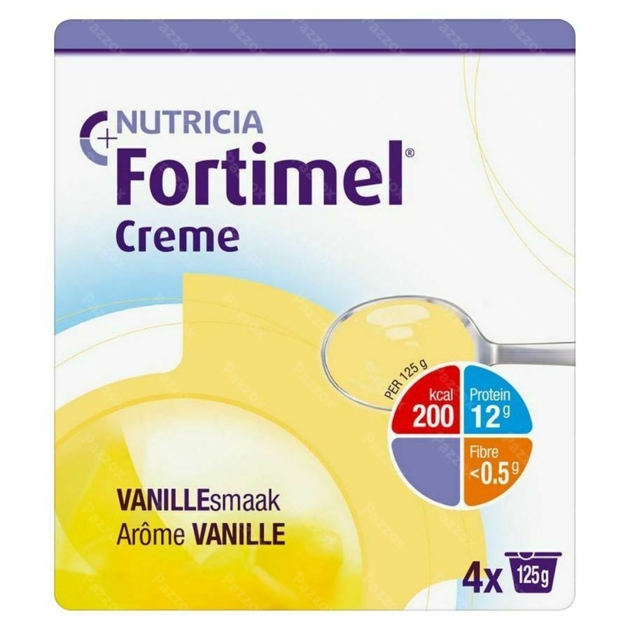 Fortimel Creme Vanille Potten 4x125gr