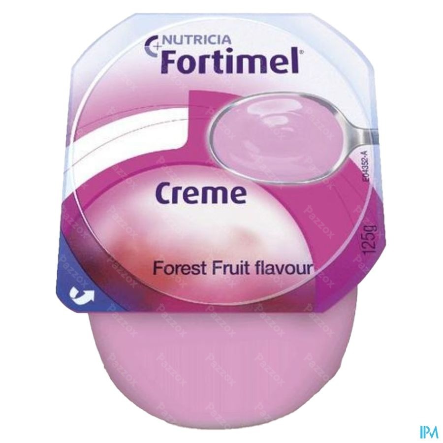 Fortimel Creme Bosvruchten Potten 4x125gr