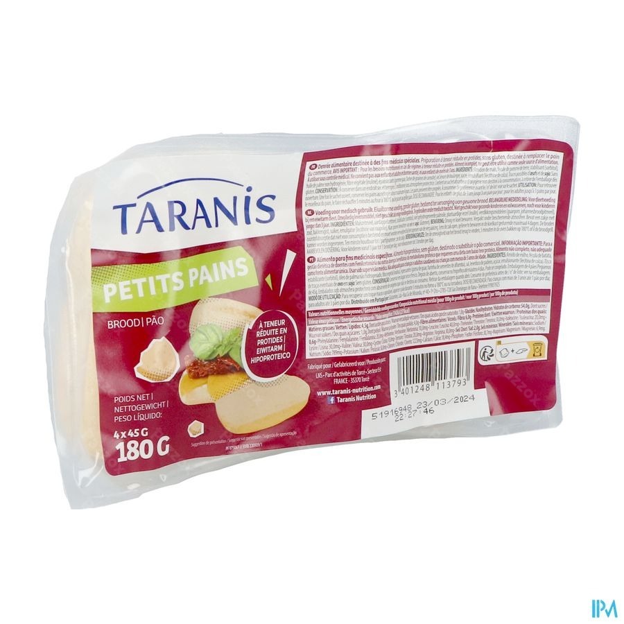 Taranis Petits Pains Plateau 4x45g