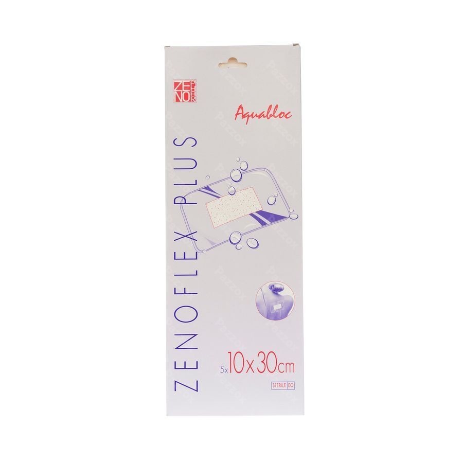Zenoflex Plus 10x30cm 5 Pansement Steril Wtp