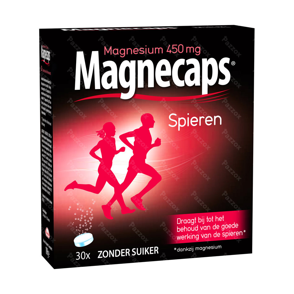 Magnecaps Spierkrampen Bruistabl 30