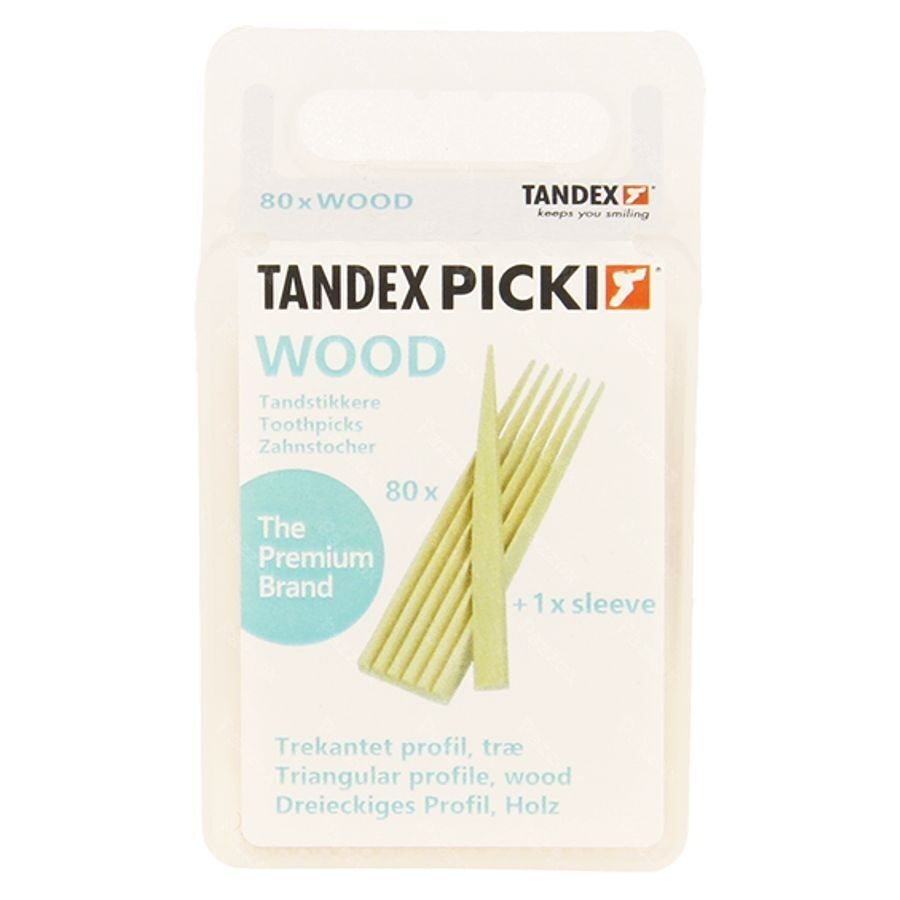 Tandex Toothpicks Wood 80