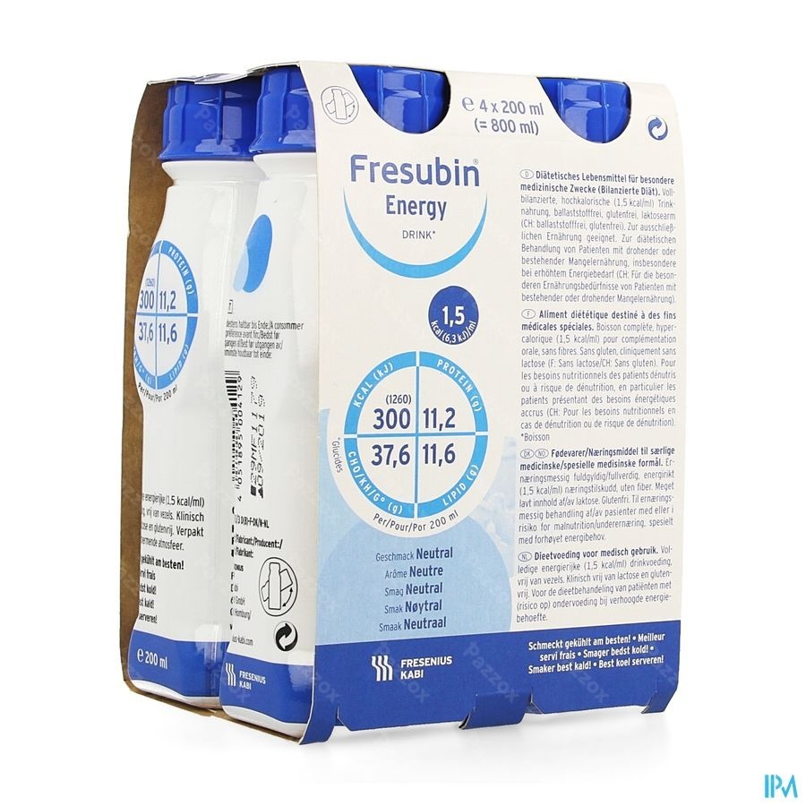 Fresubin Energy Drink 200ml Neutre/neutraal