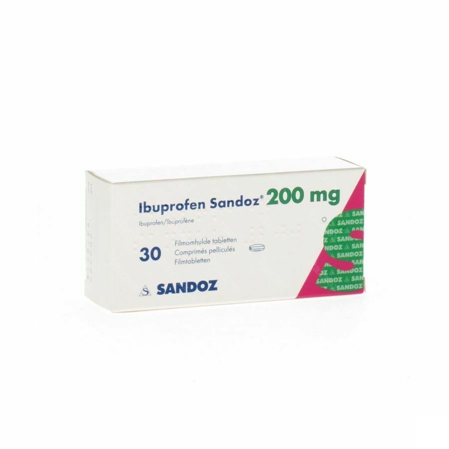 Ibuprofen Sandoz 200mg 30 Comprimés