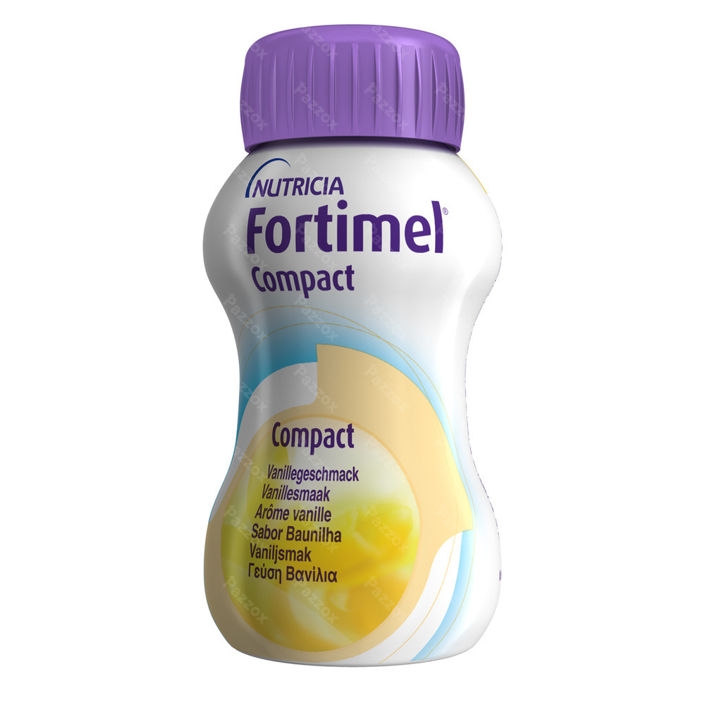 Fortimel Compact Vanille Flesjes 4x125ml