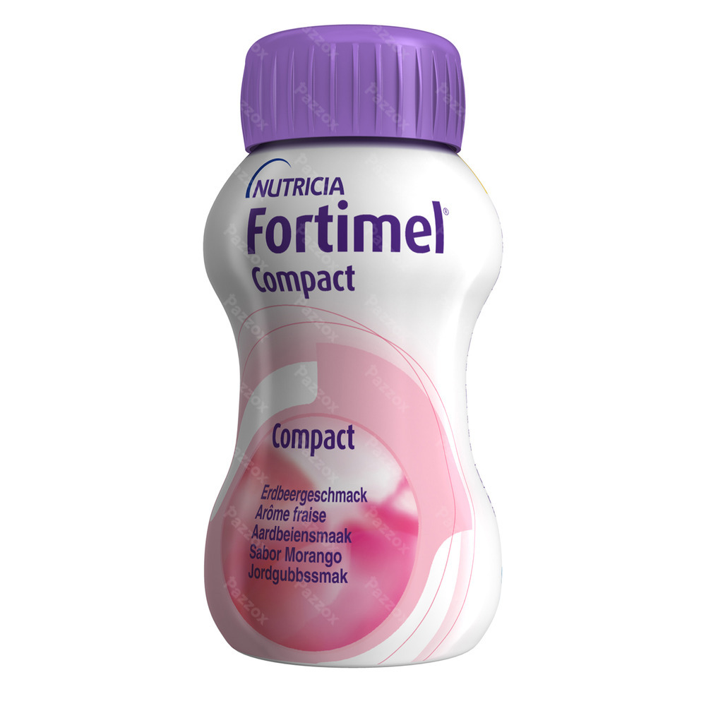 Fortimel Compact Fraise Bouteilles 4x125ml