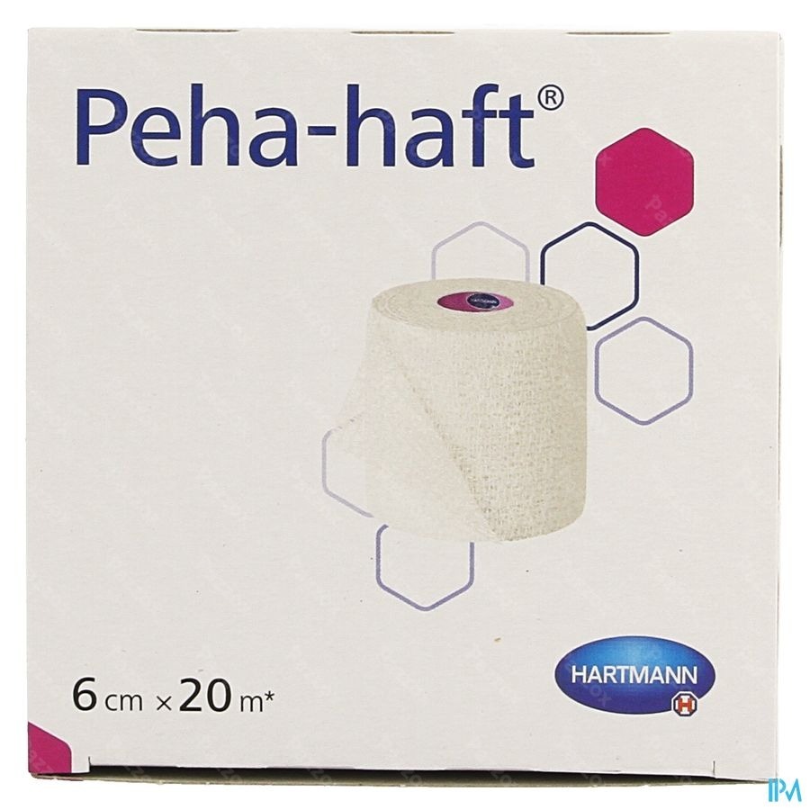 Peha-haft Latexfree 6cmx20m 1 P/s