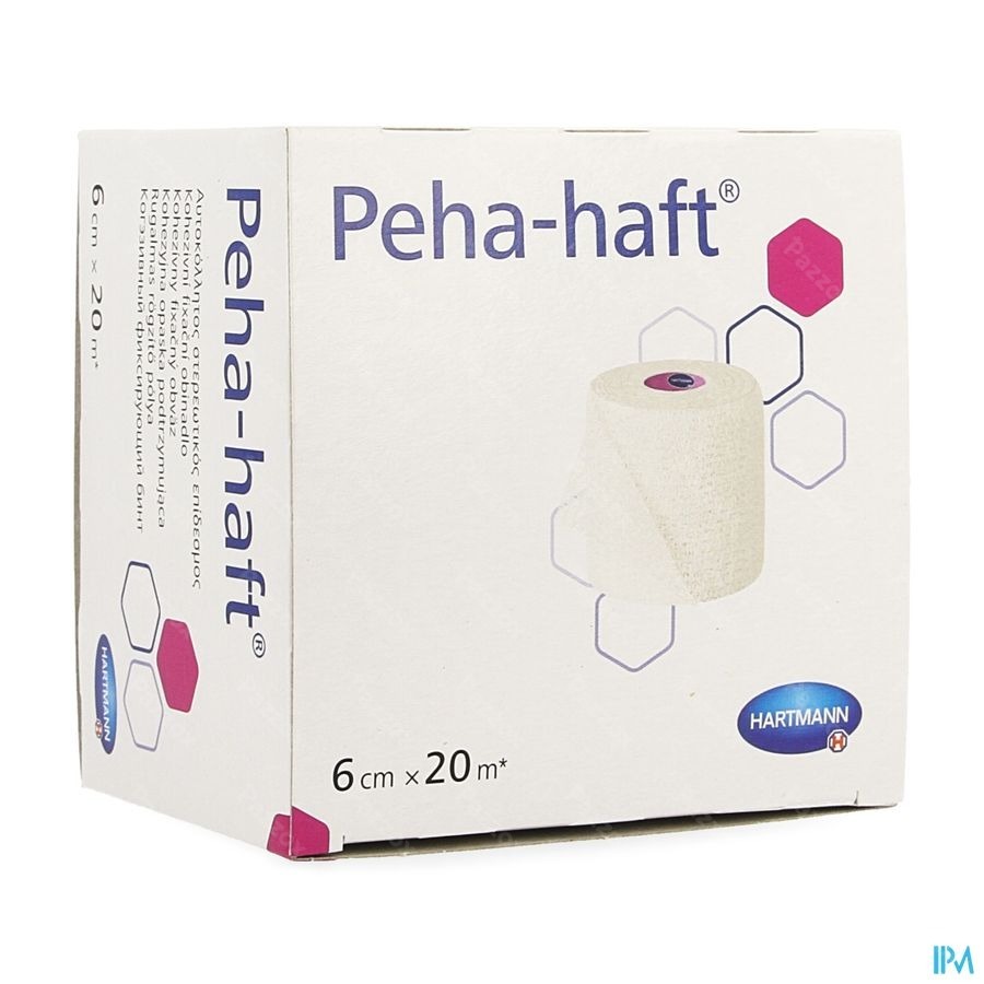 Peha-haft Latexfree 6cmx20m 1 P/s