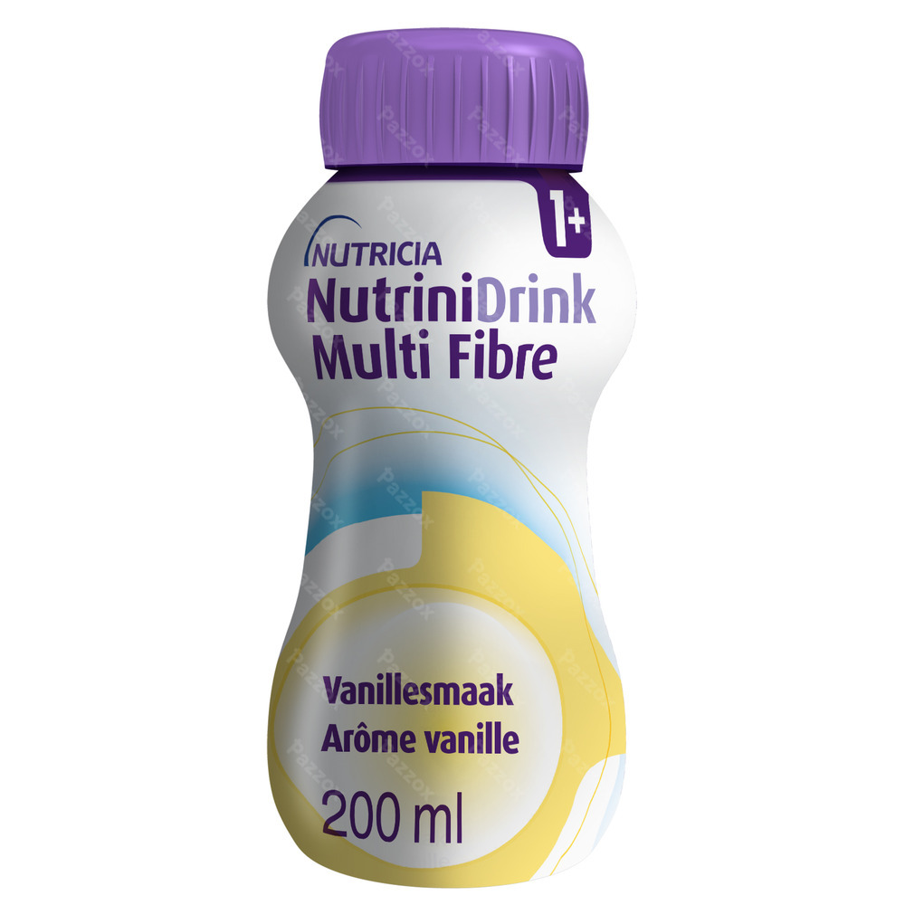 NutriniDrink Multi Fibre Vanillesmaak Flesje 200ml