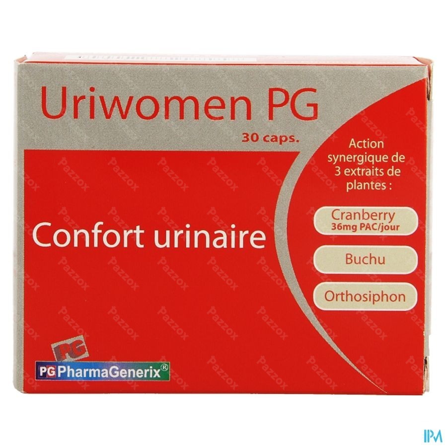 Uriwomen Pg Pharmagenerix Caps 30