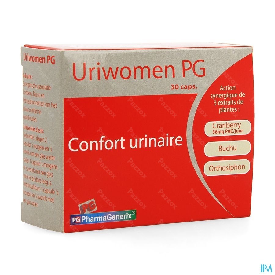 Uriwomen Pg Pharmagenerix Caps 30