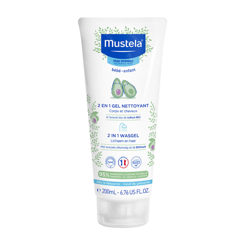 Mustela Pn 2en1 Gel Nettoyant 200ml Nf