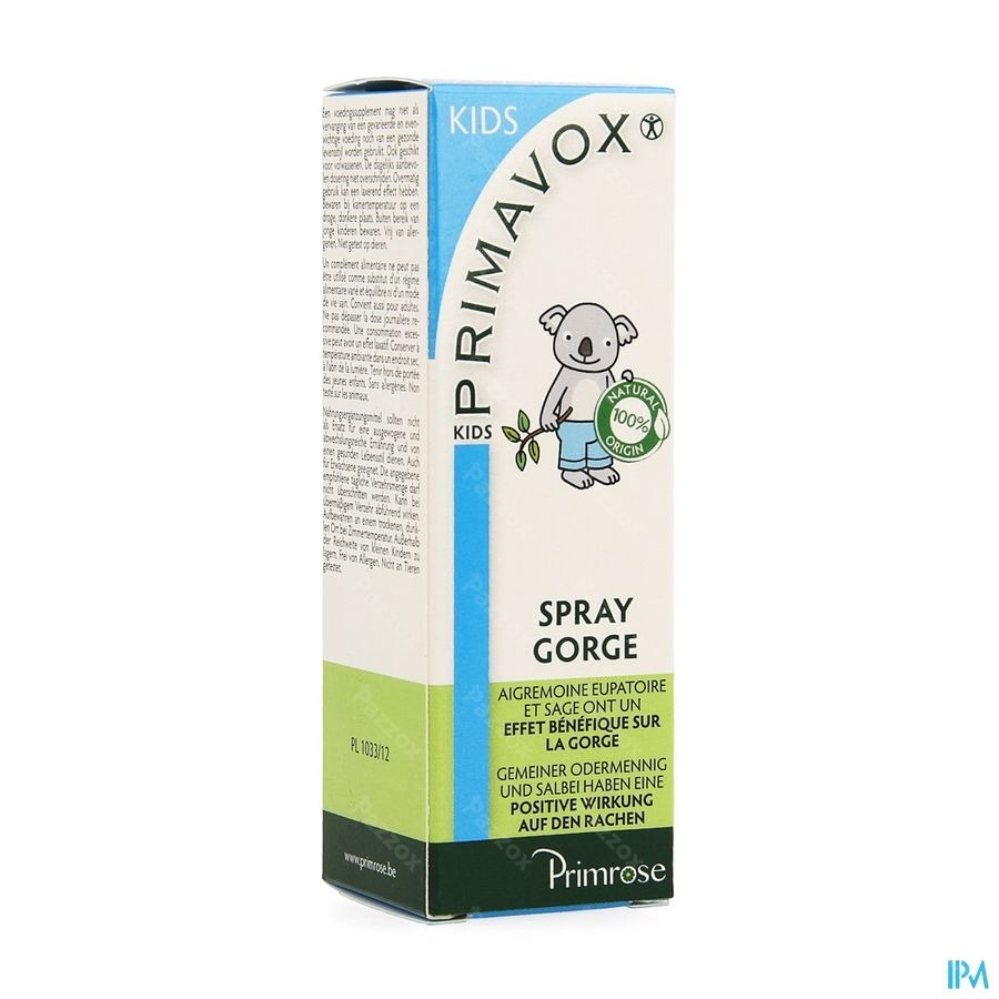 Primavox Kids Spray Gorge 10ml
