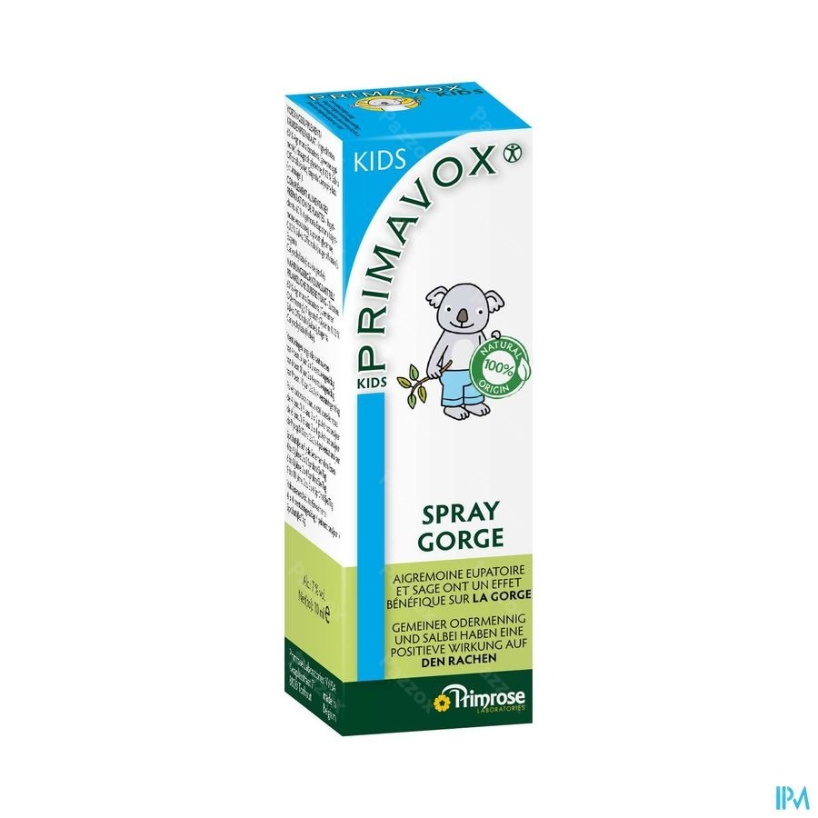 Primavox Kids Spray Gorge 10ml