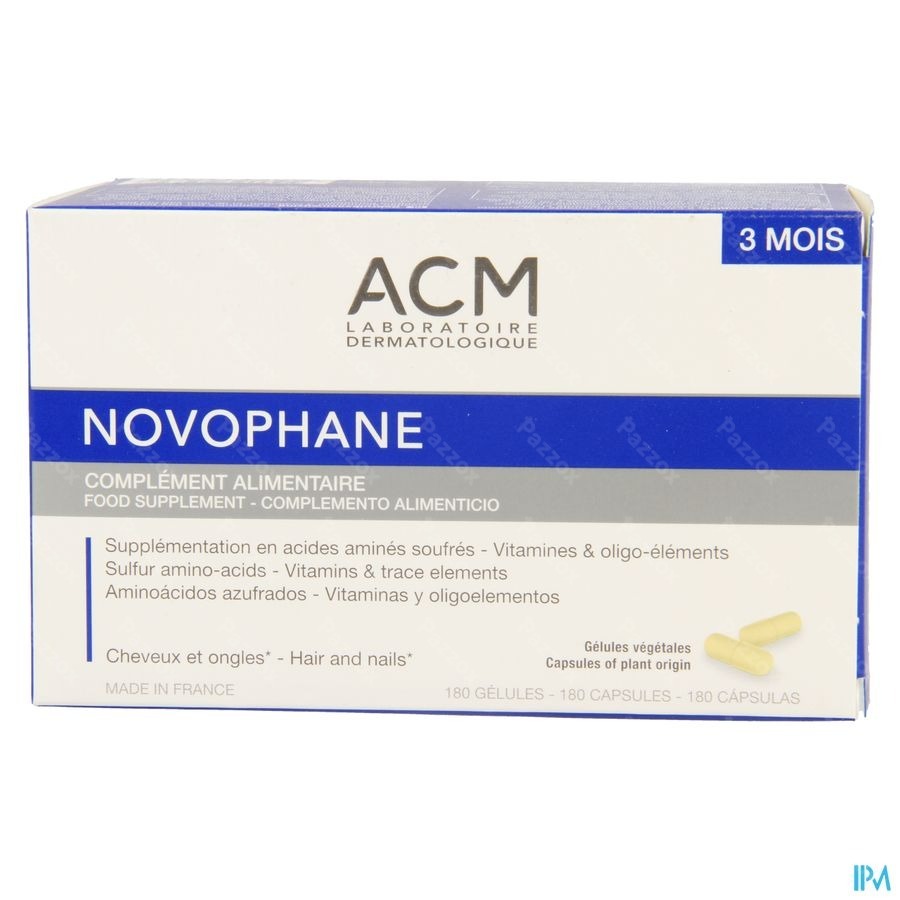 ACM Novophane Voedingssupplement Haar en Nagels 180 Capsules