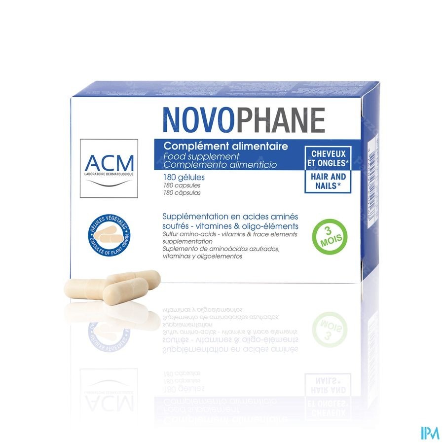 ACM Novophane Voedingssupplement Haar en Nagels 180 Capsules