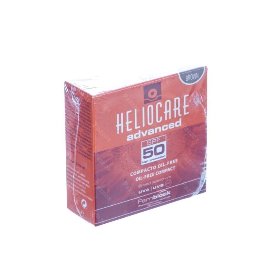 Heliocare Compact Getinte Zonnecrème Olievrij SPF50+ Bruin 10g