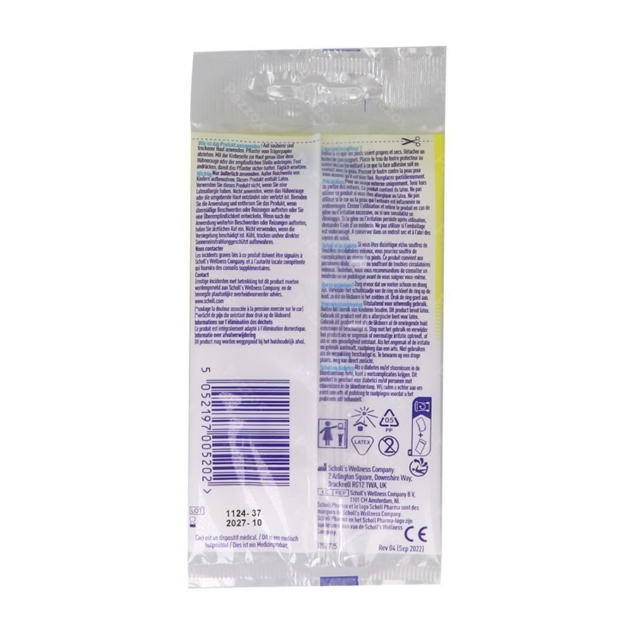 Scholl Pharma Likdoornbeschermring Rond Vilt 9