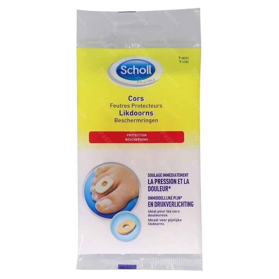 Scholl Pharma Likdoornbeschermring Rond Vilt 9