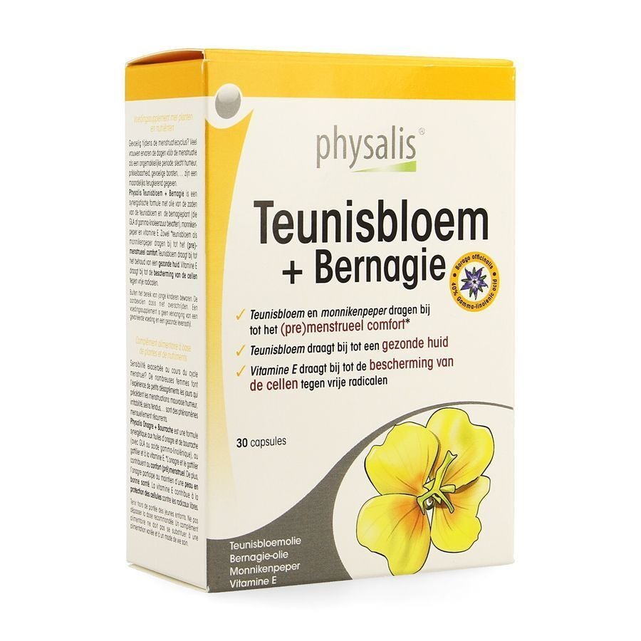 Physalis Teunisbloem-bernagie Softcaps 30