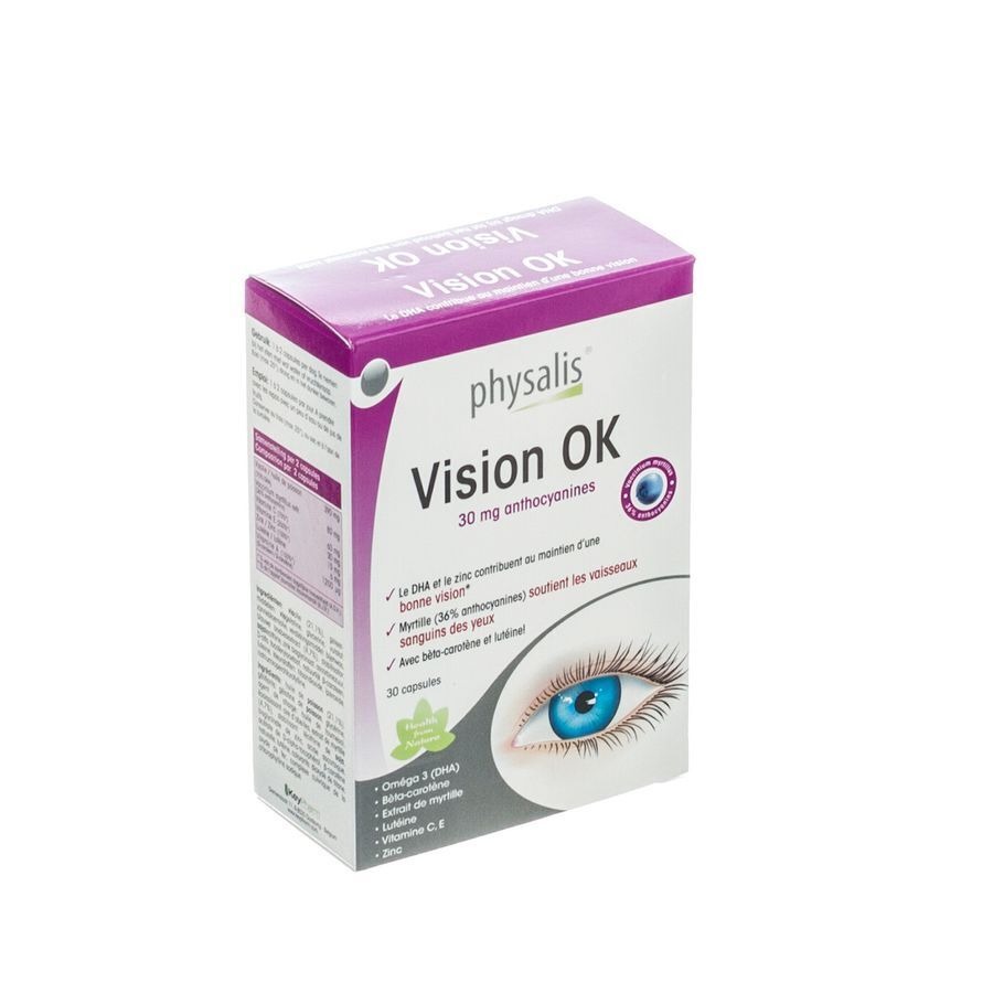 Physalis Vision Ok Softcaps 30