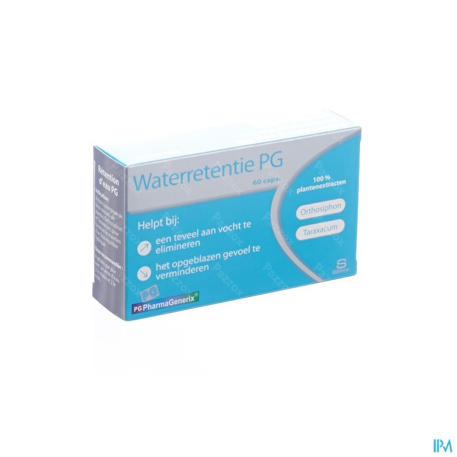 Retention D'eau Pg Pharmagenerix Caps 60