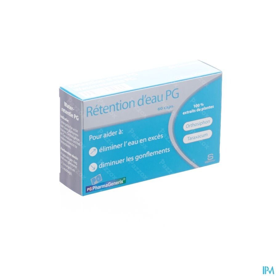 Retention D'eau Pg Pharmagenerix Caps 60